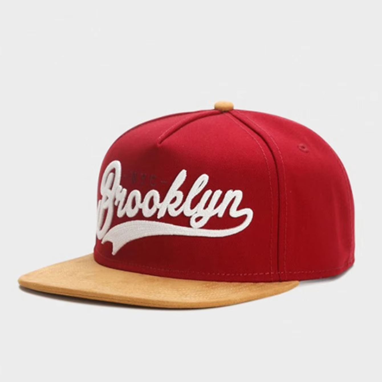 Snapback Hat Flat - ブルックリン ラグジュアリーレターズ ファッション フラットブリム スナップバックハット メンズ