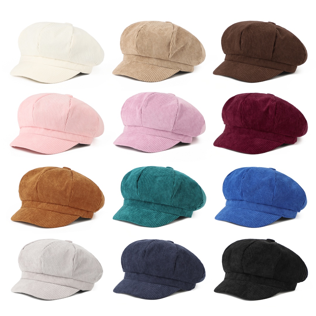 ニュースボーイキャップベレー帽女性ヴィンテージベレー帽画家帽 - Dad Hat Cotton のレビューと価格