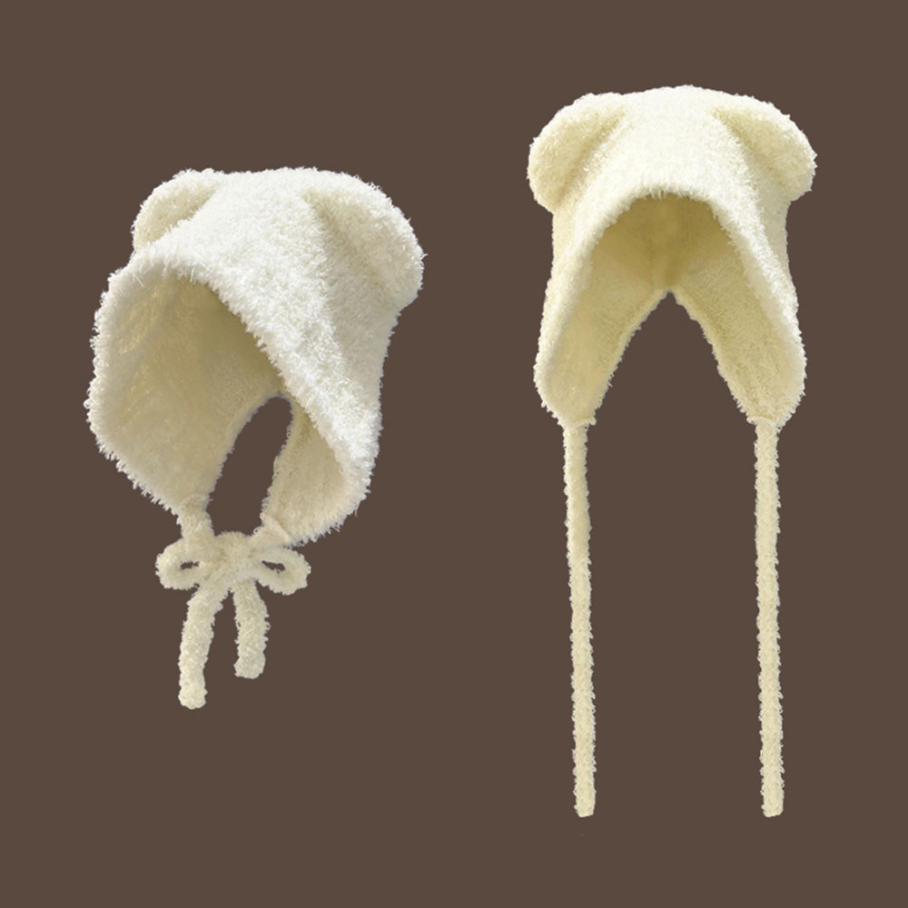 新作 ラムヘア 冬用 原宿 Y2K ニット帽 レディース レ - Winter Trapper Hat のレビューと価格