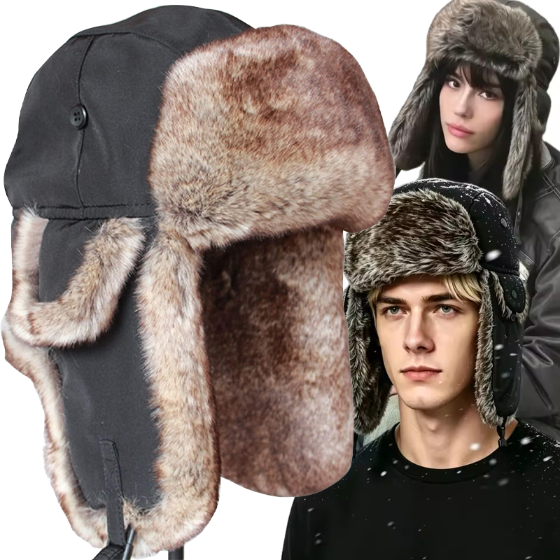 メンズ暖かい冬用トラッパーアビエイタートルーパーイヤーフラッ - Winter Trapper Hat のレビューと価格